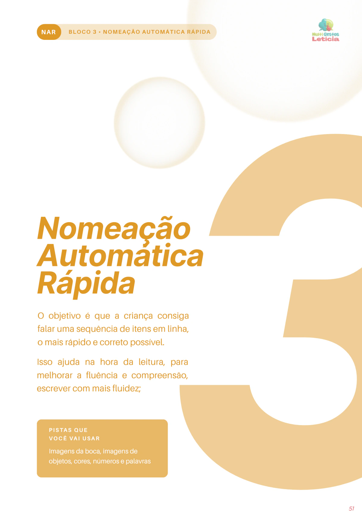 Página de nomeação automática rápida do Caderno Nível 1